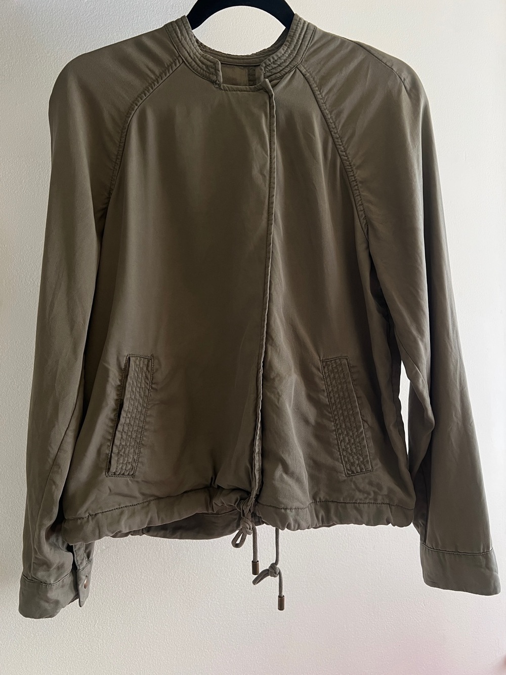 GAP Olive Green Lightweight Utility Bomber Jacket